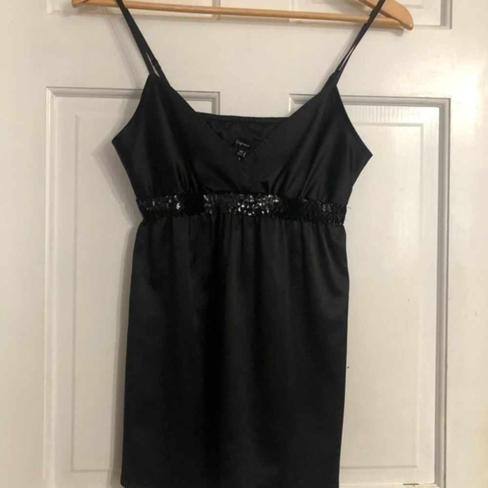Express Black Sleeveless Tank Top